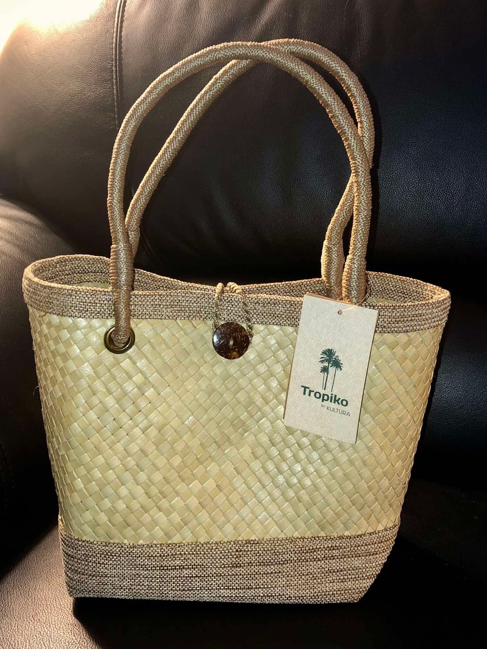 Tropiko by Kultura handwoven native tote bag